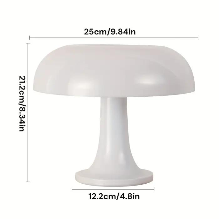 Lampe de table moderne minimaliste en forme de champignon