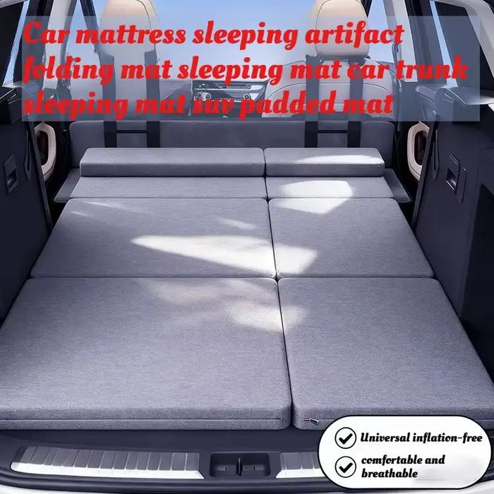 Lit de camping pliable portable avec matelas pour voiture