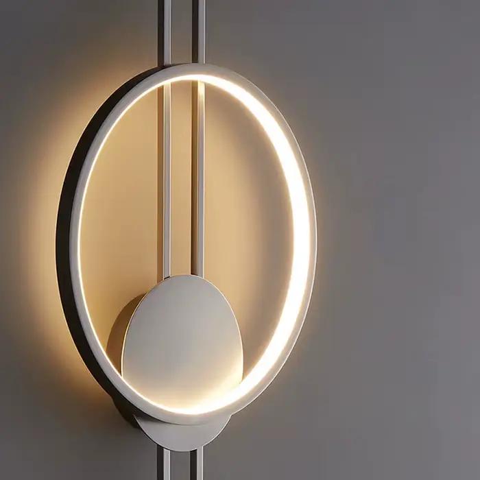 Applique murale LED en cuivre avec variateur de température