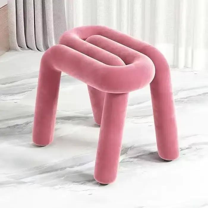 Coiffeuse maquillage flanelle tabouret luxe chaise confortable