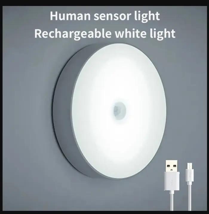 LED USB veilleuse magnétique applique armoires de cuisine placard lumière maison escalier chambre Table déplacer lampe éclairage de chevet
