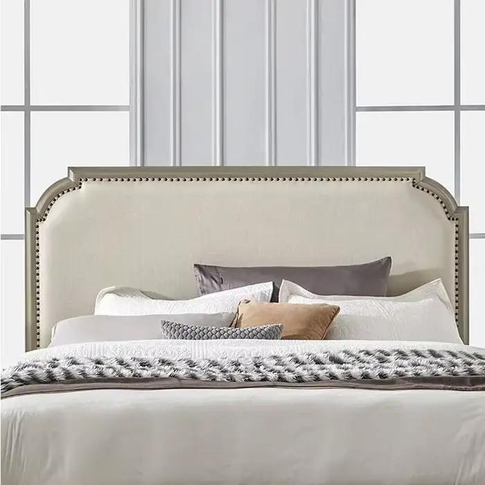 Lits à cadre De luxe tables De chevet minimalistes esthétiques lit double Queen Size nordique Cama De Lujo Para dortoir meubles De maison