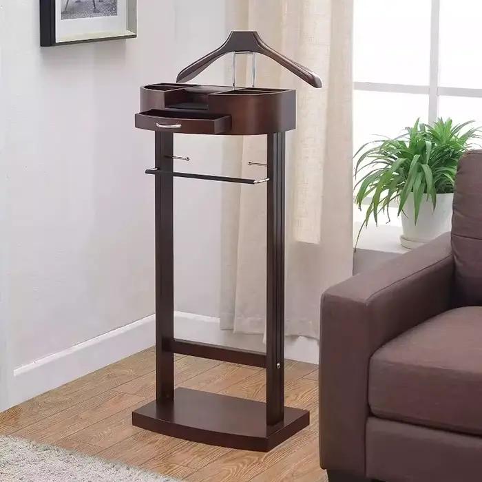 Porte-vêtements moderne pour chambre à coucher avec tiroir