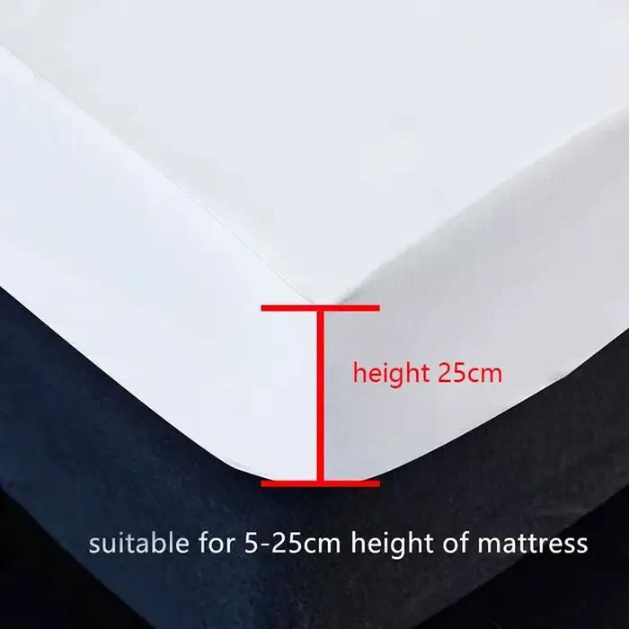 Drap-housse personnalisé avec Photo de téléchargement, drap de lit personnalisé pour la décoration de la maison, housse de lit personnalisée avec bande élastique, sans taie d'oreiller