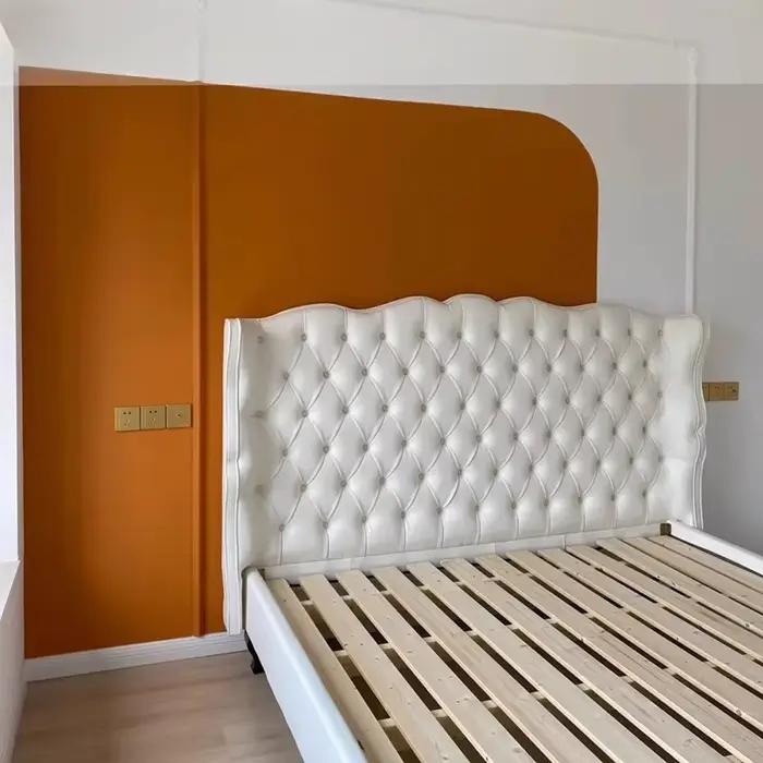 Ensemble de chambre à coucher avec couette de lit esthétique moderne