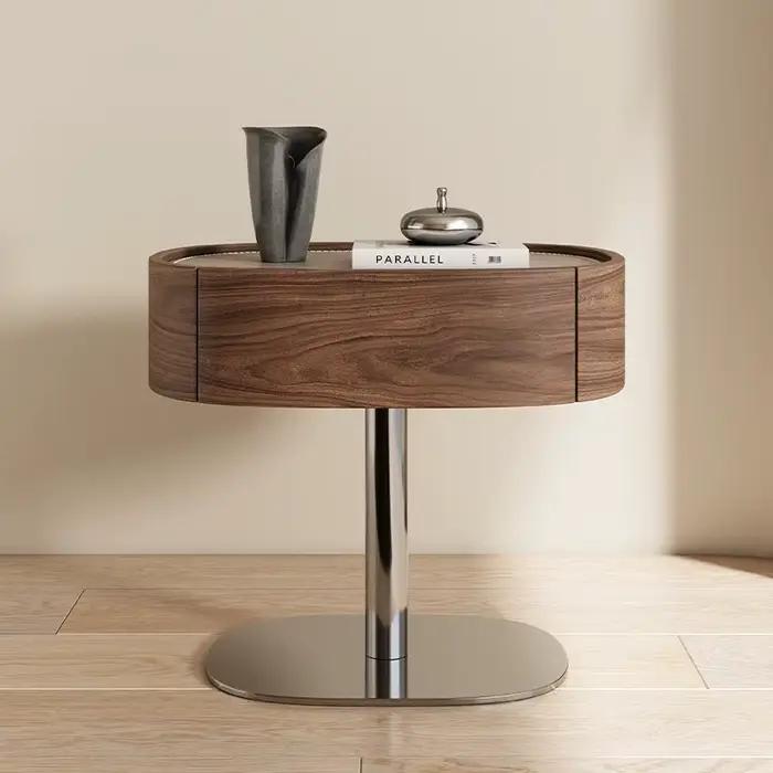 Table de chevet simple et unique, de luxe, avec rangement et tiroirs, meubles de chambre à coucher
