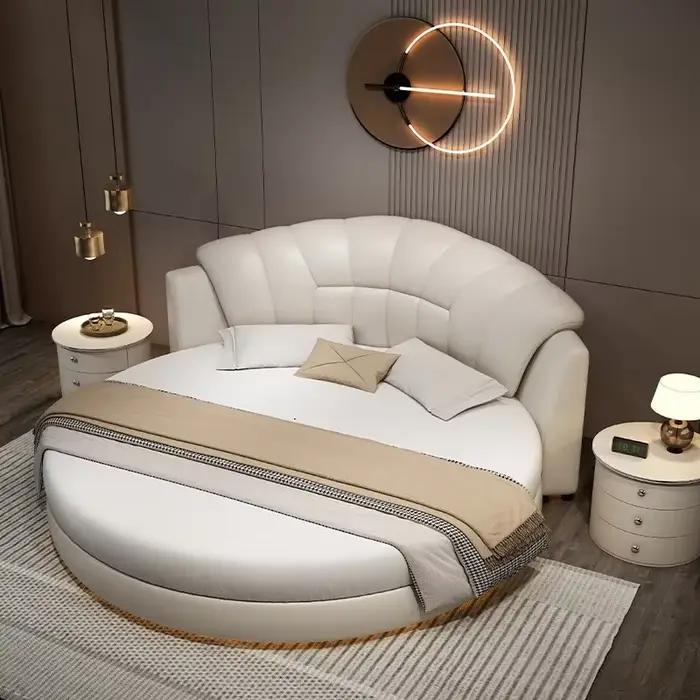 Tête de lit de luxe 200x200cm, style hôtelier français, pour lits jumeaux et doubles, Cadres de lit,