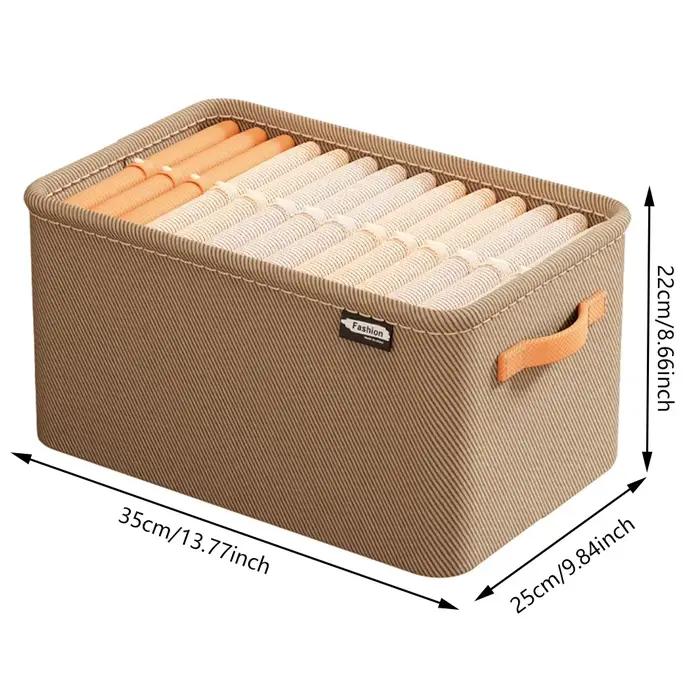Armoire épaissir vêtements organisateur avec poignée pantalon pull vêtements couettes sac de rangeme