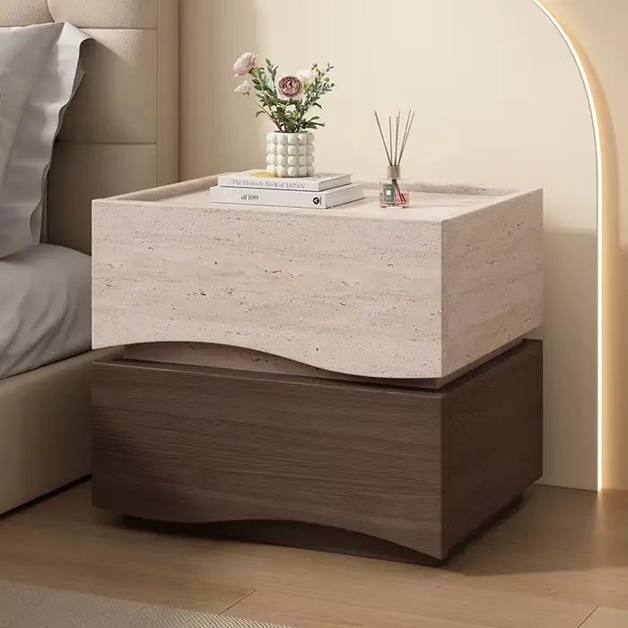 Table de chevet miniature nordique, esthétique, mignonne, avec rangement, pour chambre à coucher, mo