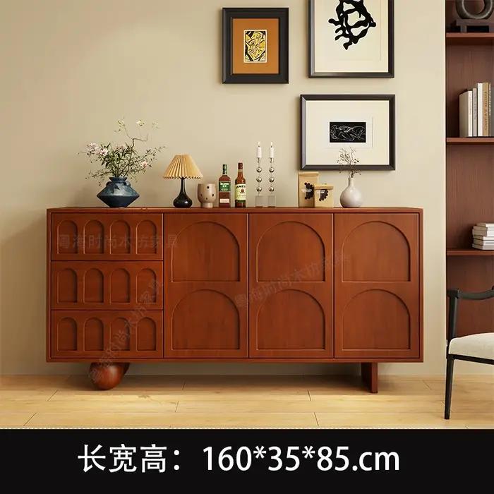 Grande armoire d'angle noire