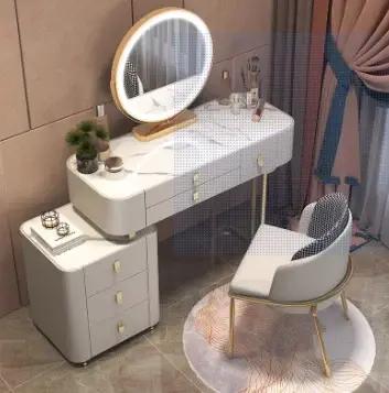 Coiffeuse miroir de vanité pour filles