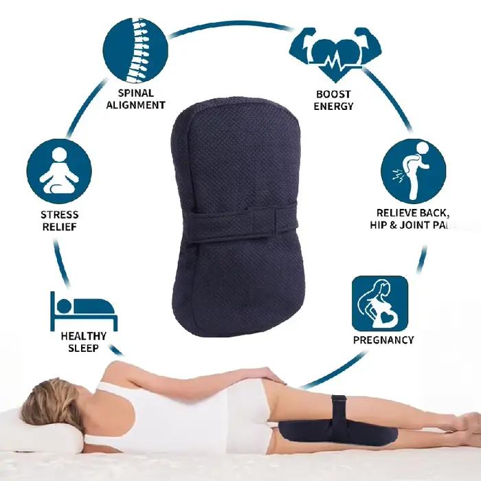 Coussin de jambe pour dormeurs latéraux, doux et confortable, pour canapé et lit, évite le frottement des jambes, coussin de soulagement de la sciatique pour dormeurs latéraux