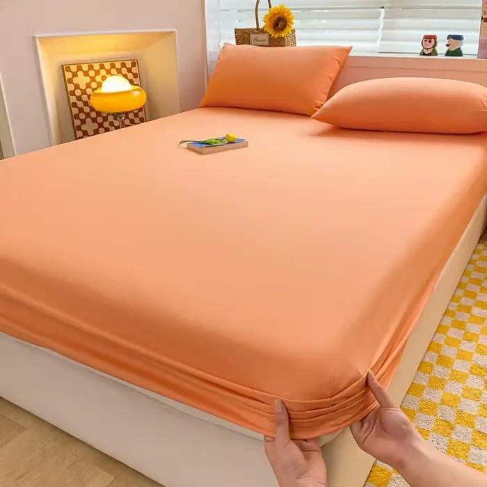 Drap-housse en coton doux avec bande élastique