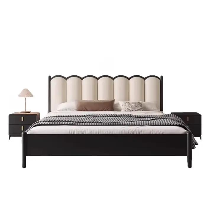 Lits Double esthétiques chambre à coucher tête De lit moderne
