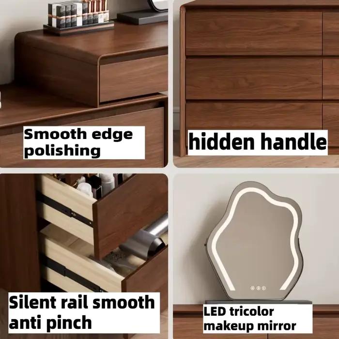 Coiffeuse moderne minimaliste en bois