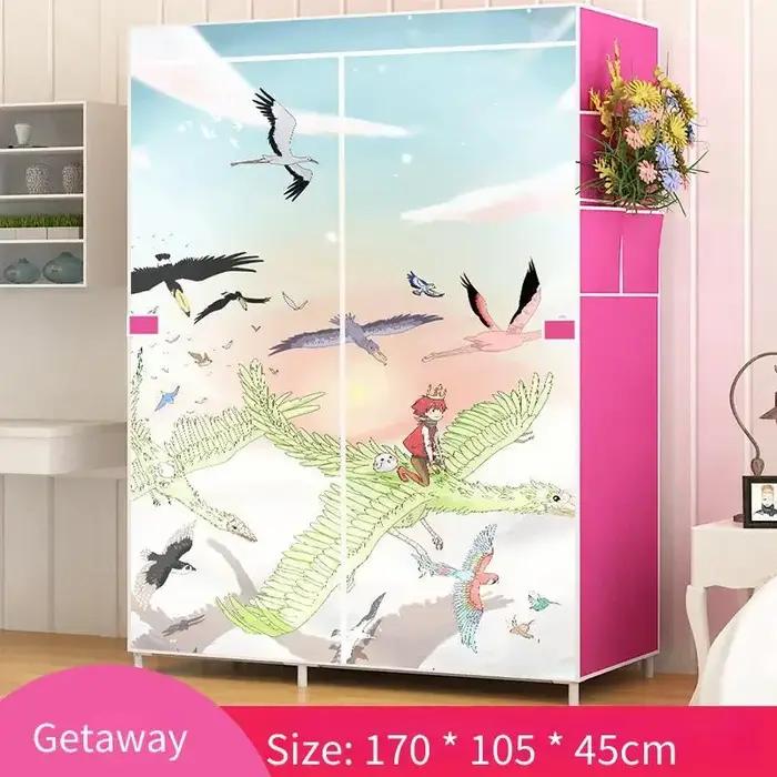 Armoire simple en tissu