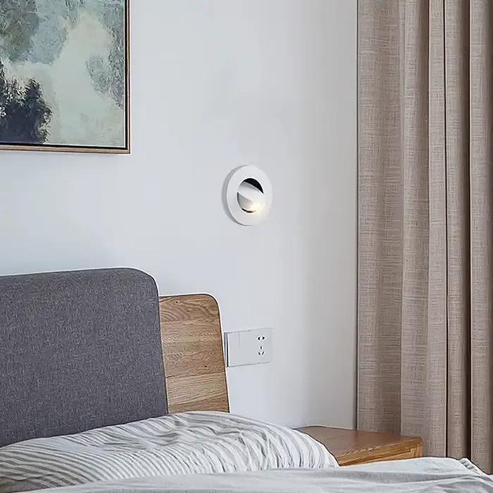 Lampe de lecture LED moderne pour chevet d'hôtel