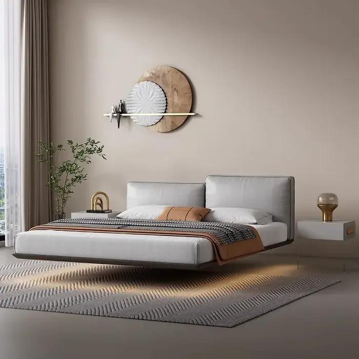 Tête de lit de luxe nordique rembourrée
