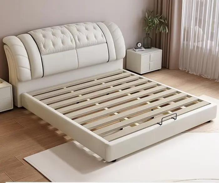 Ensemble de meubles fantaisie pour chambre à coucher, nouveau Style, Double Design, hôtel, cadre kin