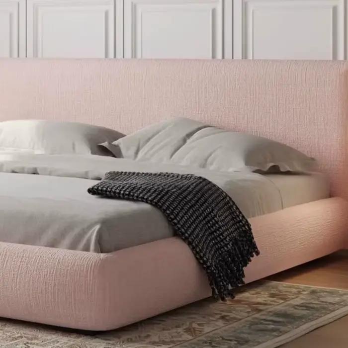 Chambre minimaliste cadre de lit Double King dormir tables de nuit lit moderne rangement Muebles Para El Hogar maison accessoires
