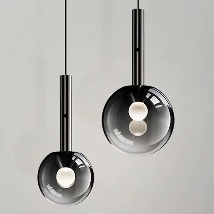 Italie chambre chevet lustre lumière luxe haut de gamme relevable Style italien Simple balayage à la main gradation barre suspension ligne lampe