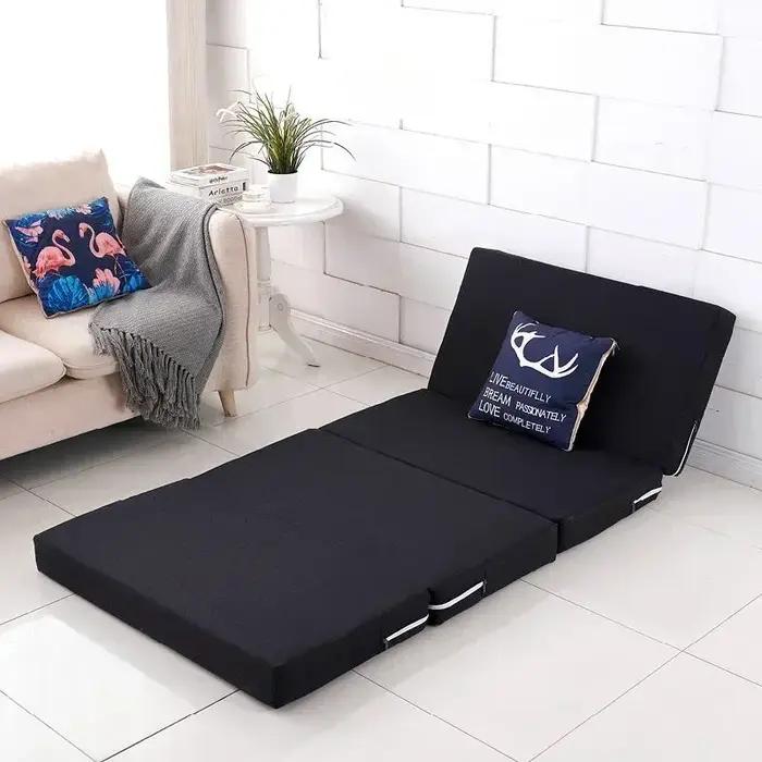 Matelas pliable en mousse à mémoire de forme pour lit simple, idéal pour la pause déjeuner au bureau, tapis simple, tatami, tapis de yoga