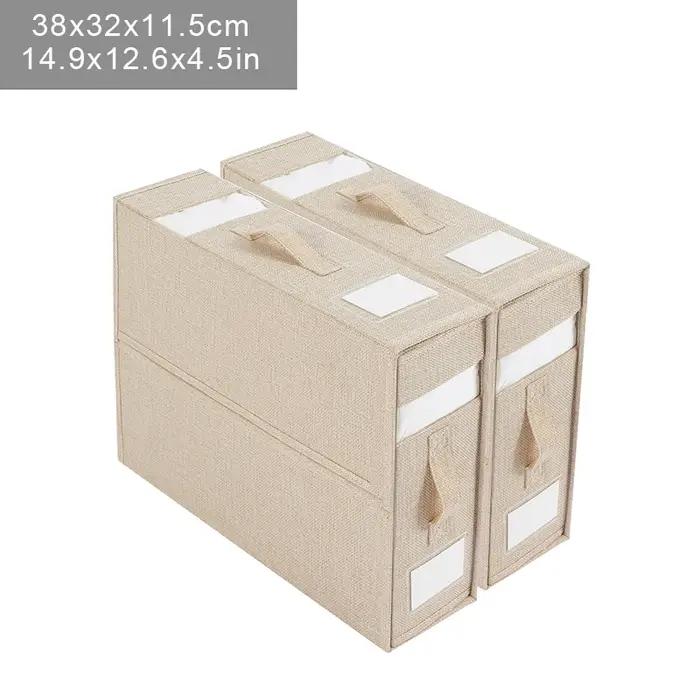Boîte de Rangement pour Drap de Lit avec Poignée