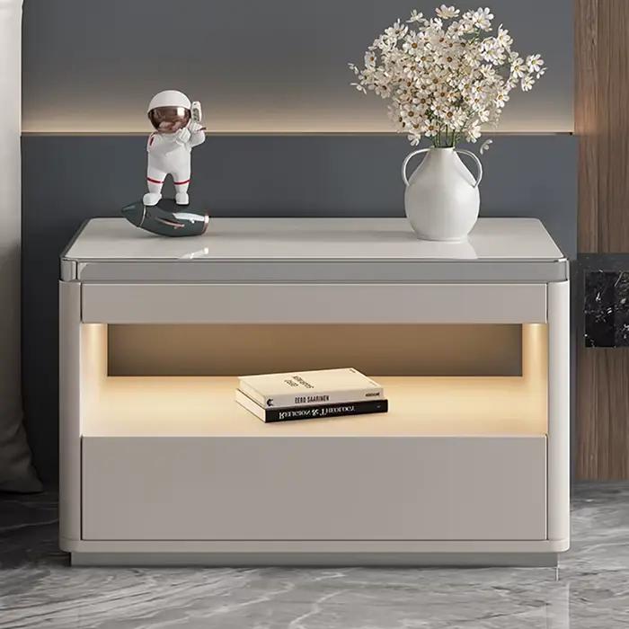 Table De chevet De luxe italienne à la mode, rangement moderne, Tables De chevet simples, qualité délicate, meubles De chambre à coucher