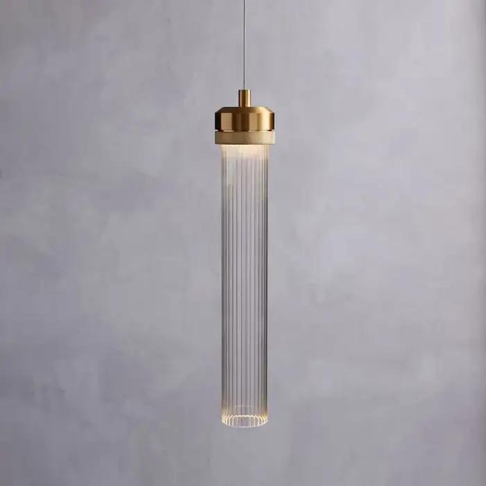 Pendentif LED lumières pour chambre chevet île suspension lampe moderne verre cuisine Restaurant décoration plafond lustres intérieur