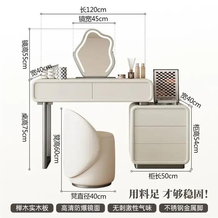 Ensemble De luxe coiffeuse chambre grand Design moderne