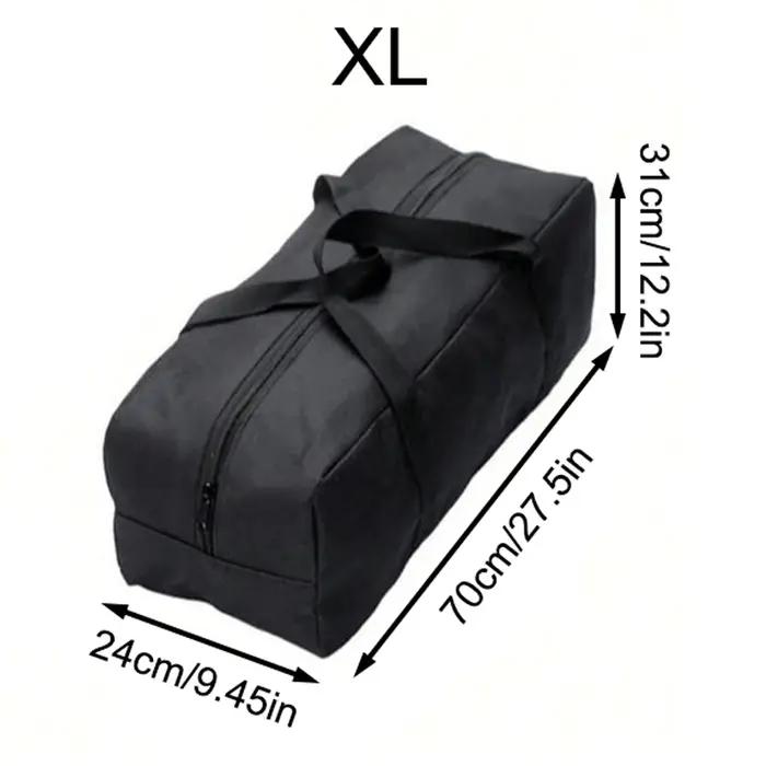 Grand sac de rangement, sac de rangement en tissu Oxford, sac de rangement pour outils, sac de rangement pour fournitures d'extérieur, sac de rangement pour tente