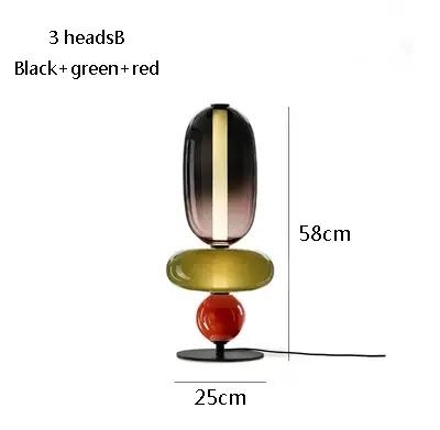Lampe autoportante en verre de style nordique, design minimaliste, design luxueux, en frêne, luminaire décoratif d'intérieur, idéal pour un salon ou un bureau