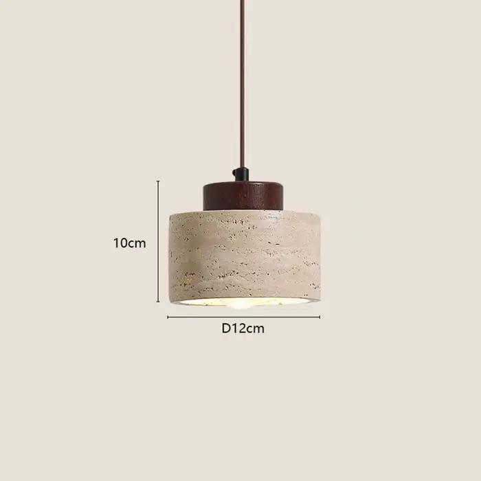 Designer moderne japonais wabi-sabai chambre chevet éclairage bar B & B grotte jaune pierre lustre c