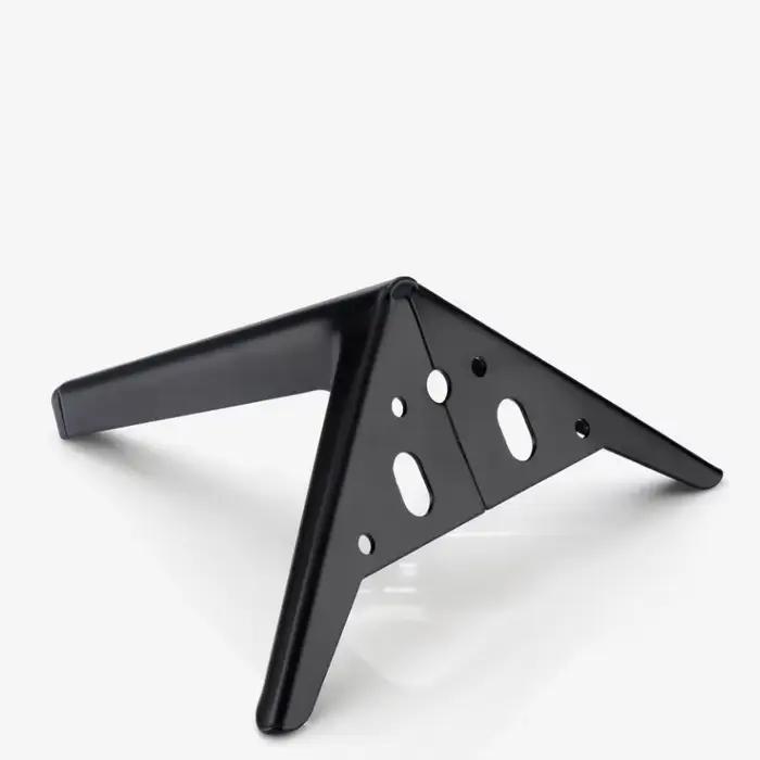 Pieds de Meuble en Métal de 12/15/19/25cm, Support pour Meuble TV, Canapé, Table Basse, HOCabinet, M