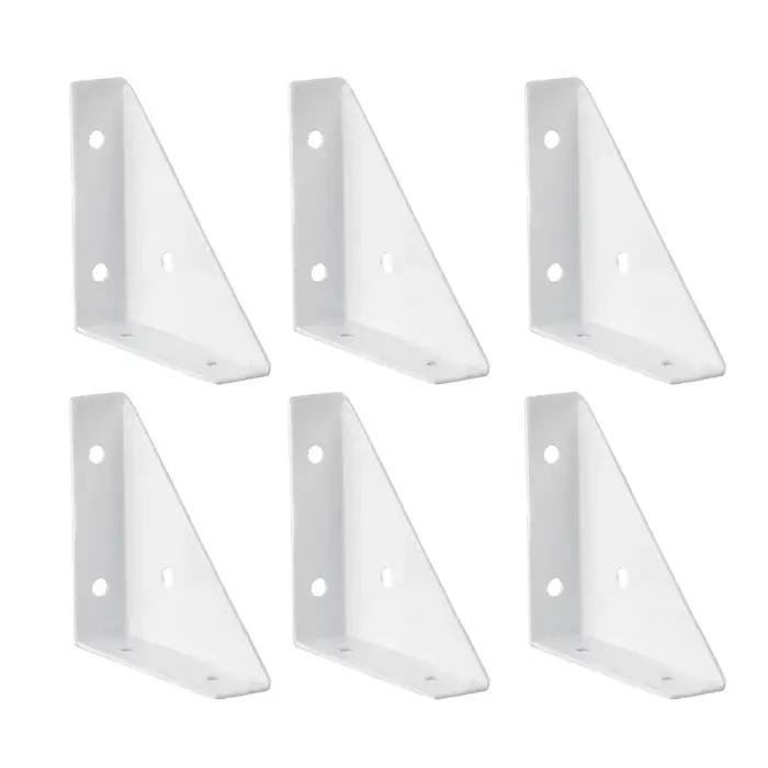 Supports d'angle triangle droit blanc gris noir