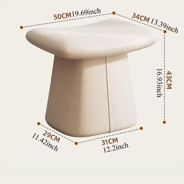 Tabouret de maquillage design, chaise de chambre à coucher, Nail Art, siège souple, sièges en cuir,