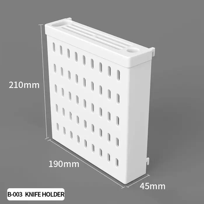 Panneau perforé de rangement pour meubles de maison : support