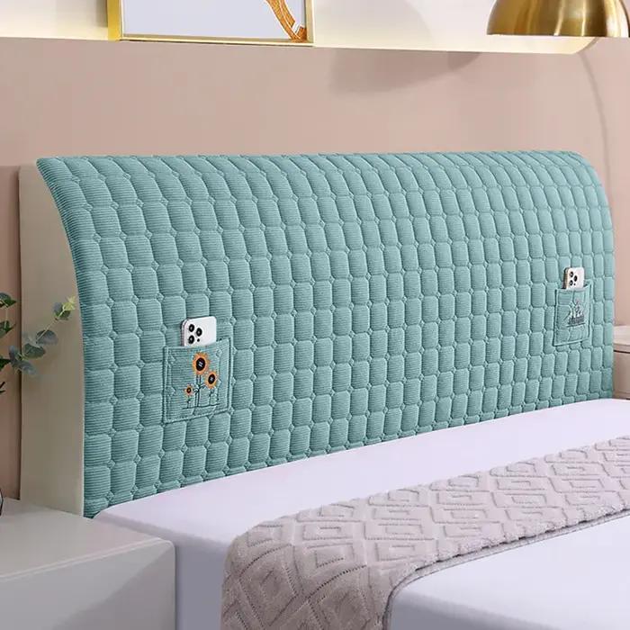 Juste de tête de lit lavable en peluche douce nordique