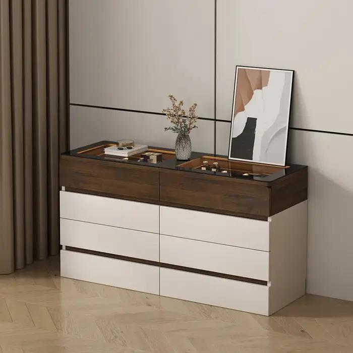 Coiffeuse avec miroir, bureau de maquillage
