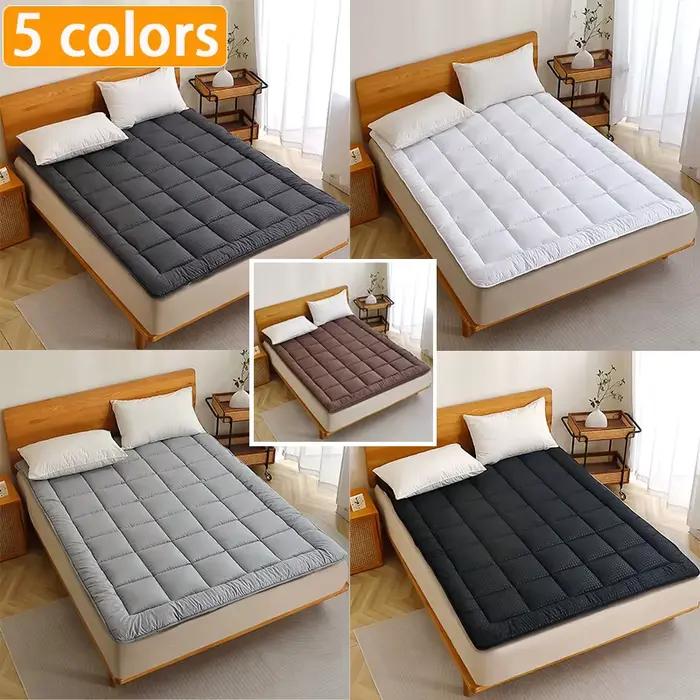 Protège-matelas matelassé avec lacets 152x203cm 160x200cm 180x200cm - Protection de literie à ajustement élastique