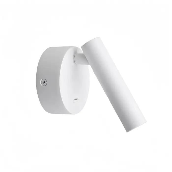 Applique murale de chevet minimaliste moderne avec abat-jour rotatif et température de couleur réglable pour chambre à coucher et lecture