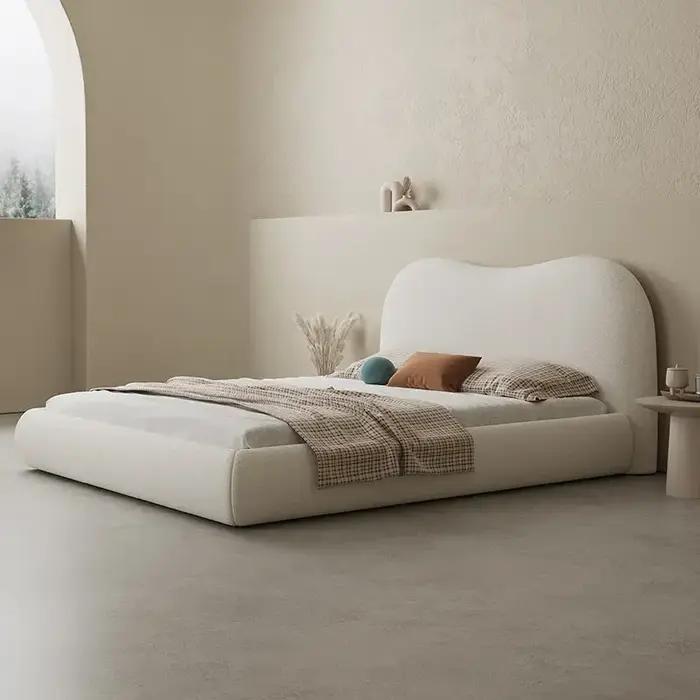 Lits de salon et de chambre italiens 180x200, lits de chambre au sol modernes japonais, lits jumeaux, lits queen, plateformes de rangement, ensemble complet de meubles