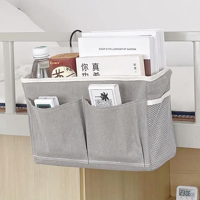 Panier de rangement suspendu pour chevet de lit
