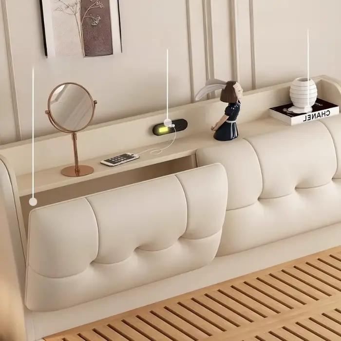 Tiroirs De rangement cadres De Lit reine chambre moderne enfants tête De Lit multifonctionnel Meubles