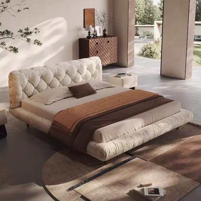 Lit en tissu minimaliste italien 180x200