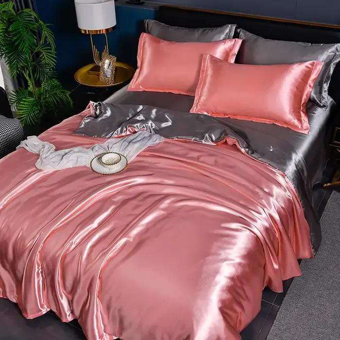 Parure de lit de luxe en mélange soyeux de mûrier
