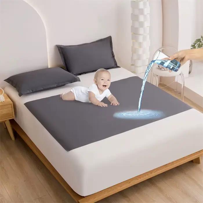 Drap plat de lit imperméable en TPU