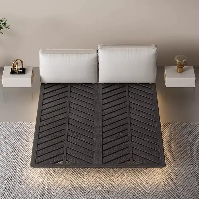 Tête de lit de luxe nordique rembourrée