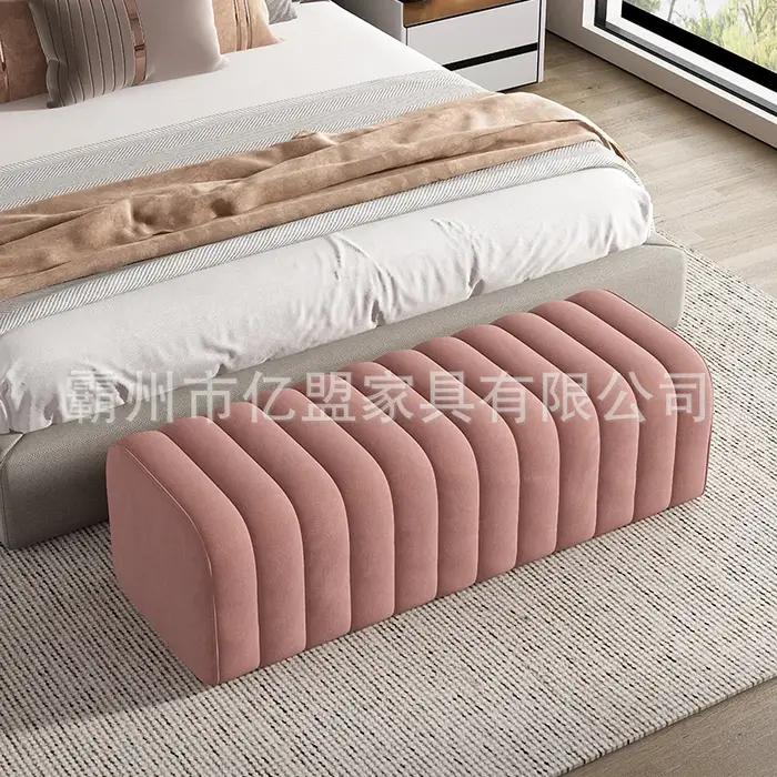 Banc de lit moderne, tabouret de chambre à coucher