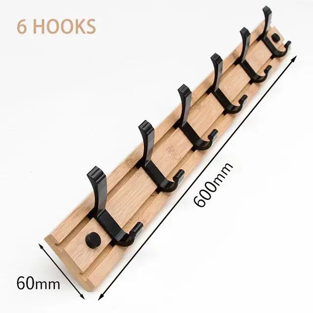 Porte-manteau mural double style nordique pour la maison